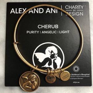 Alex and Ani Cherub Bangle
